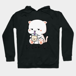 Bobaholic Kitty Loves Boba! Hoodie